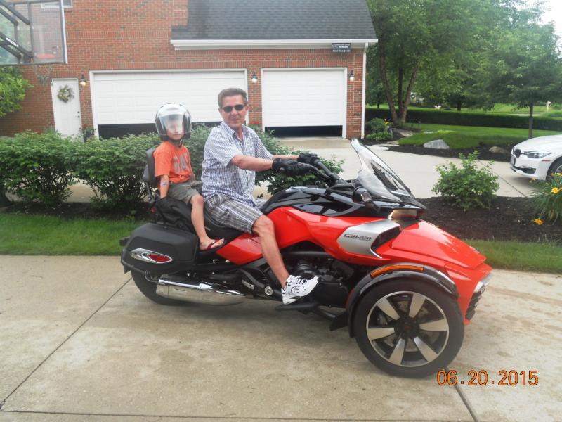 Drake & I out 4 a ride