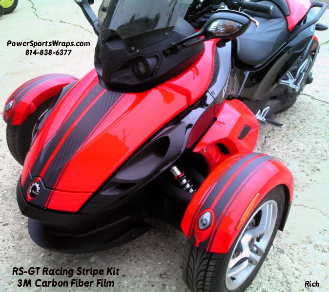 Dress up your RS with one of our carbon fiber graphics kits... 814-838-6377  email: pete@powersportswraps.com