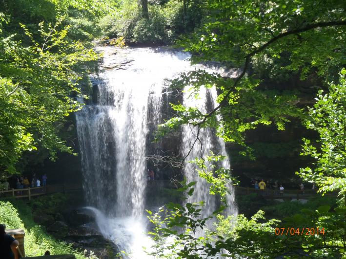 Dry Falls in North Carolina