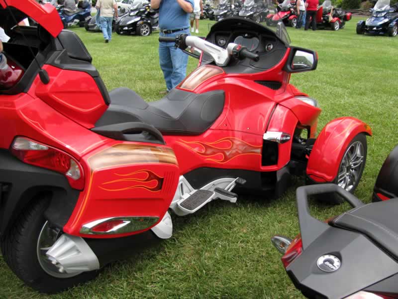 Early arrivals at festival grounds