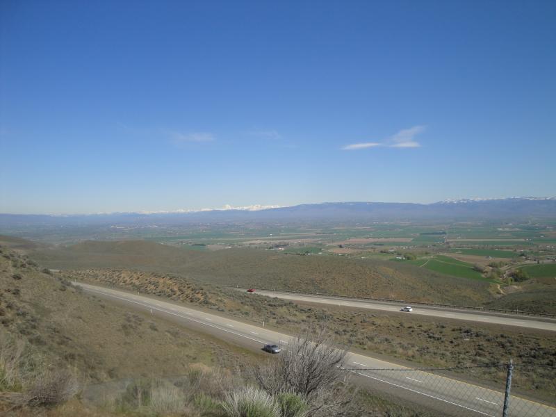 Eastern Washington - View of the Cascades