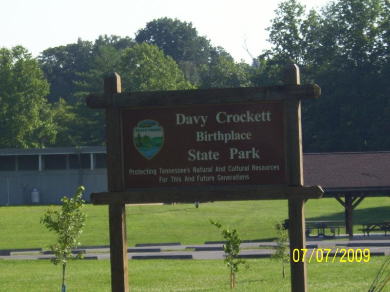 Easy one: Davy Crockett Birthplace State Park.