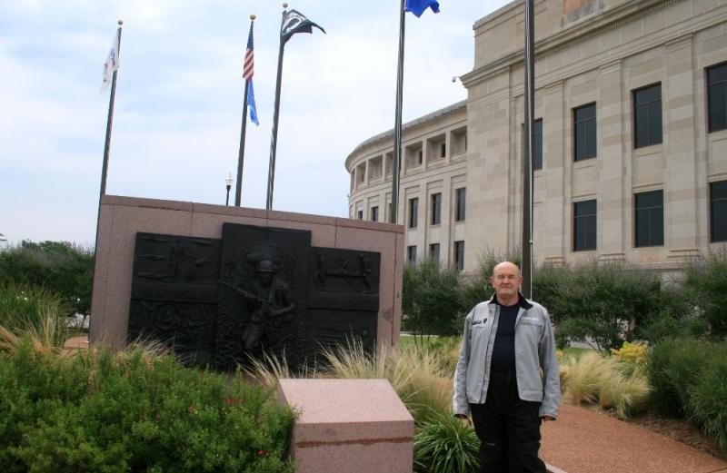 Ed at the OK Veterans Memorial 6/7/12