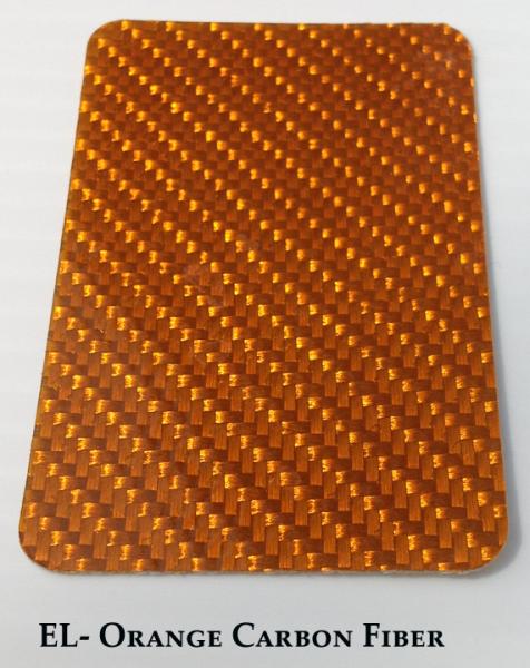 EL Orange Carbon Fiber