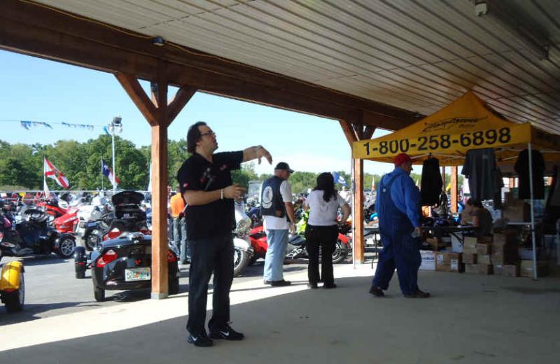 Elka shocks owner explaining how to stuff for shocks Thur 4 26 12