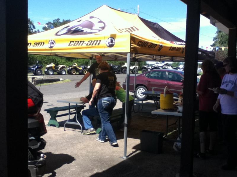 End of ride Chili & Hotdogs.