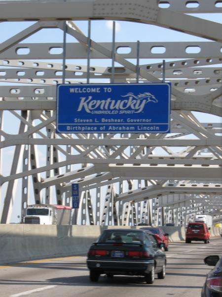 Entering Kentucky...another state line!