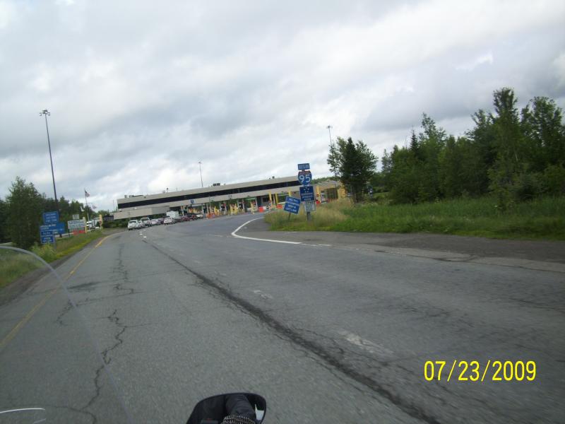 Entering the USA from New Brunswick.