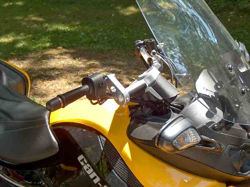 ESI/NMN 3" Risers plus BRP 1" riser from front right.