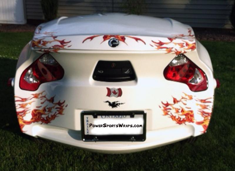 Even burning from the back..