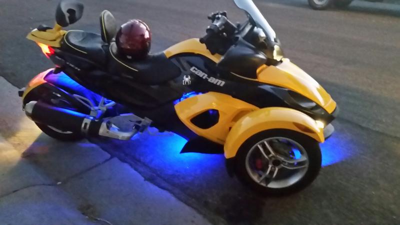 Evening with awesome helmet!