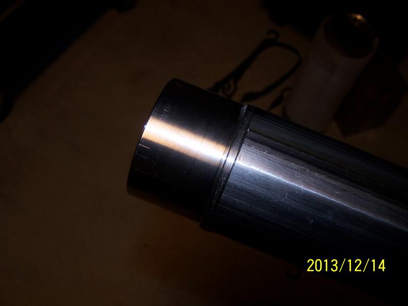 exhaust tip - install any muffler by clamp.