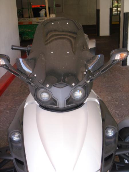 F1windshield, short front view