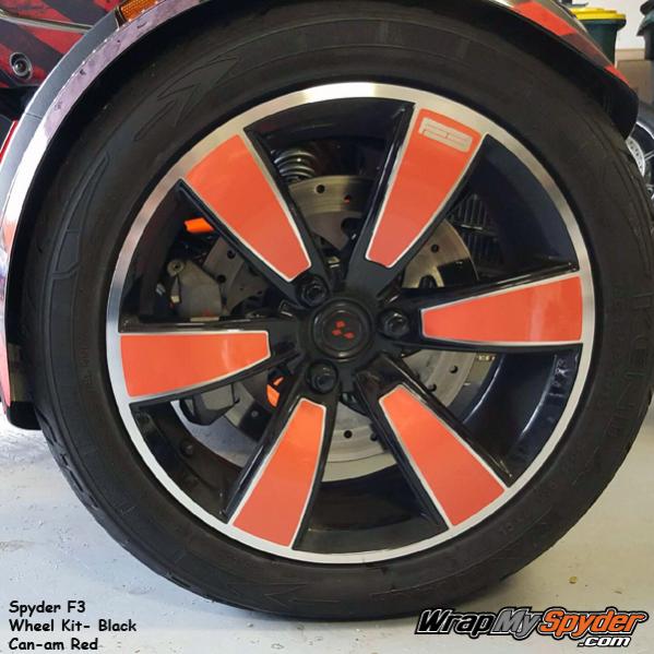 F3 Can am Red Wheel kit- F3 Block