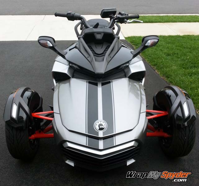 F3 GT stripes glossy black by wrapmyspyder.com