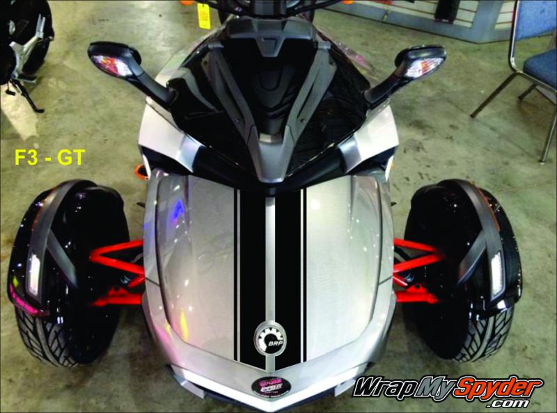 F3 RT GT Racing stripes