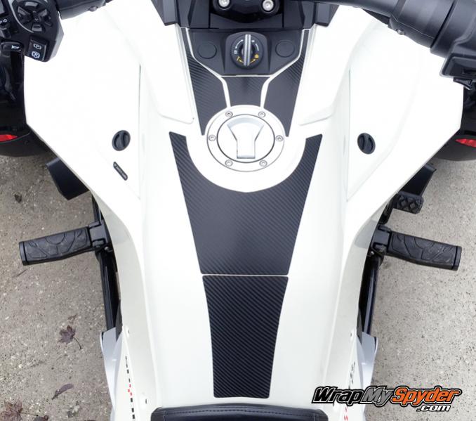 F3 Tank protector Carbon Fiber by WrapMySpyder.com
