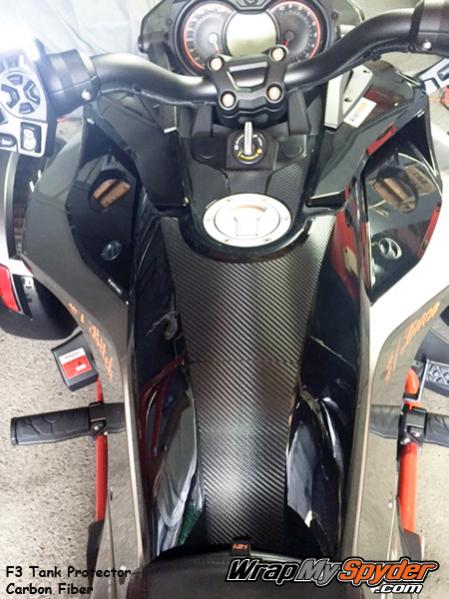 F3 tank protector Carbon FIber