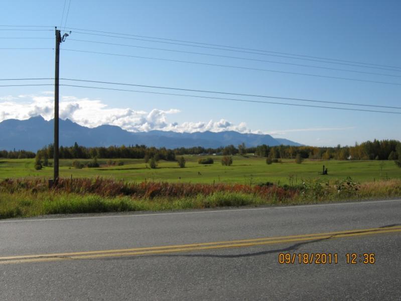 Farmland below Hatchers Pass