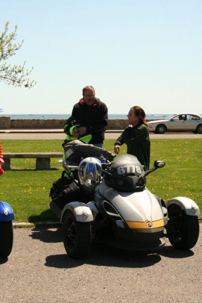 Father - Daughter moment by the lake.