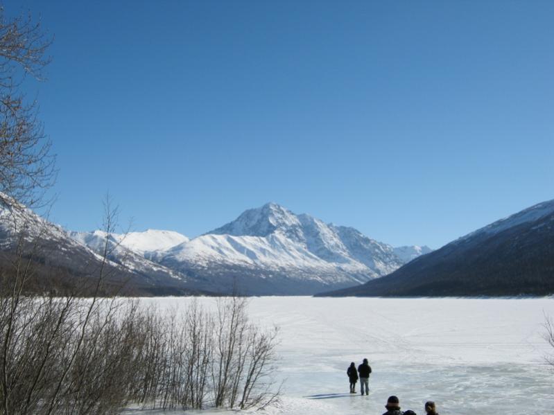 February at Lake Eklutna