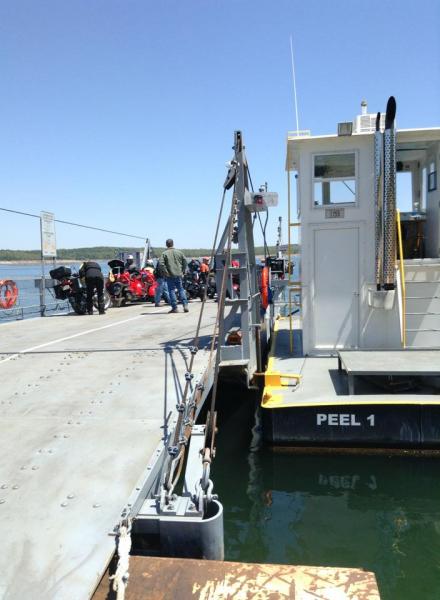 Ferry all loaded and ready to go...