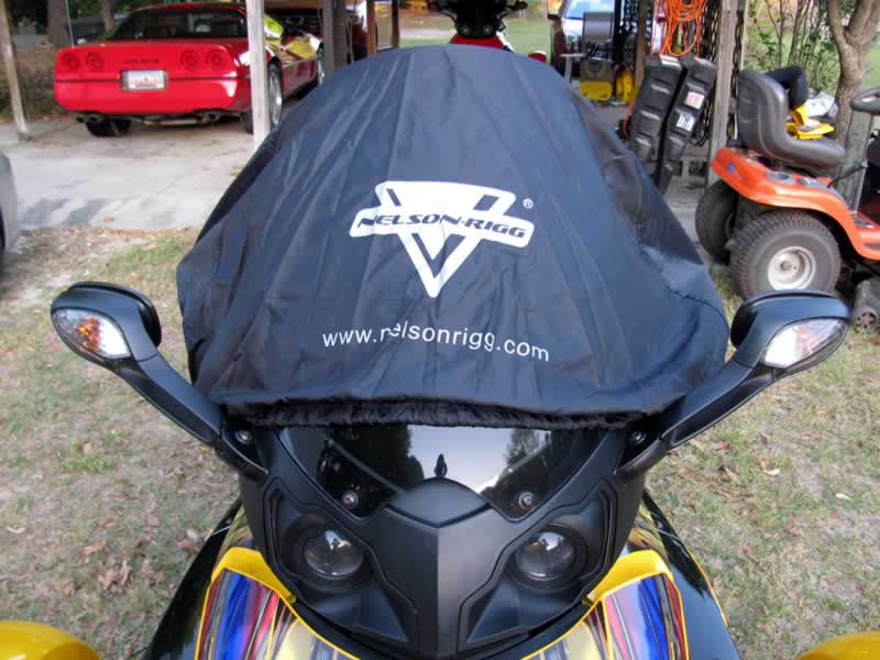 Final fitment with Givi and Back Rest Installed