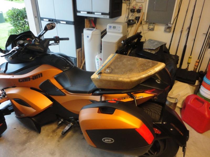 Finished prototypes on bike 001