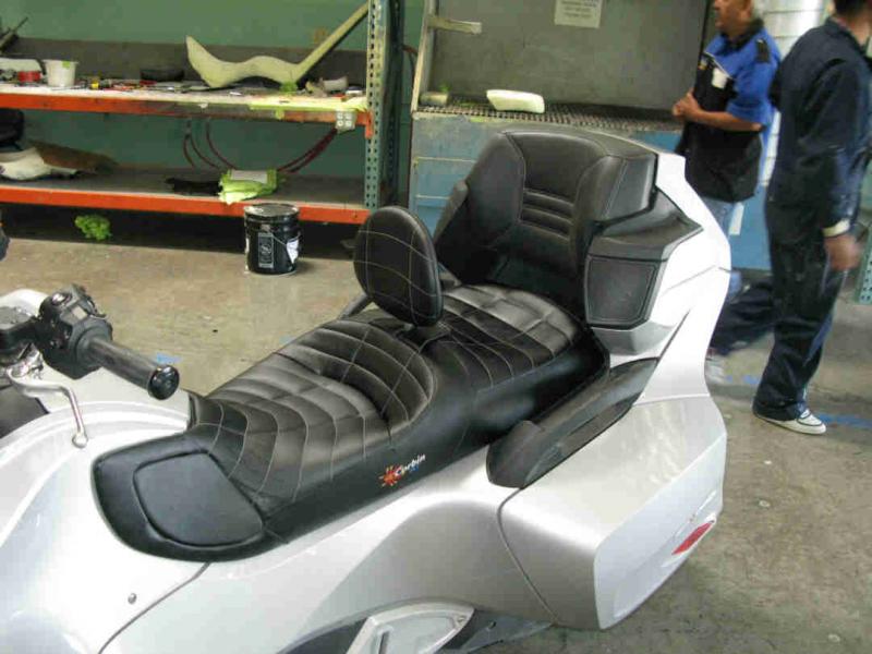 Finished Saddle. Hope nit's ready for my 2500 mi trip back to Ohio.