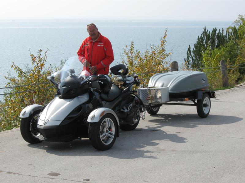 First trip with the trailer, up the Northshore.