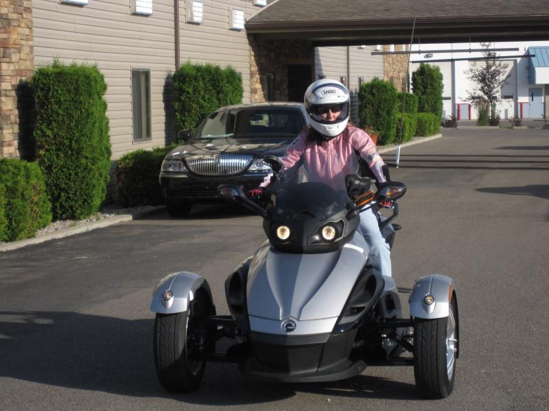 First try in the parking lot