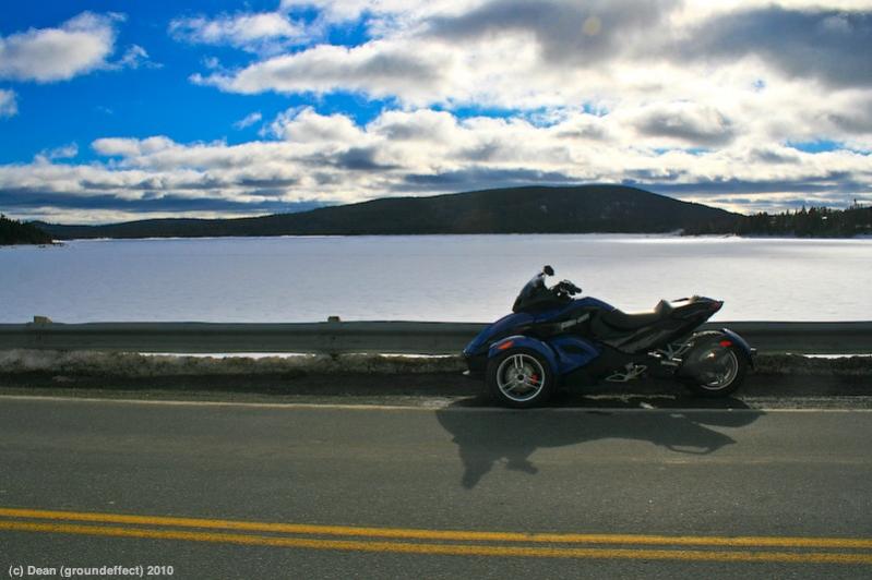 FirstRealSpyderRide Feb 2010 1 - Beautiful Winter day, riding! :)