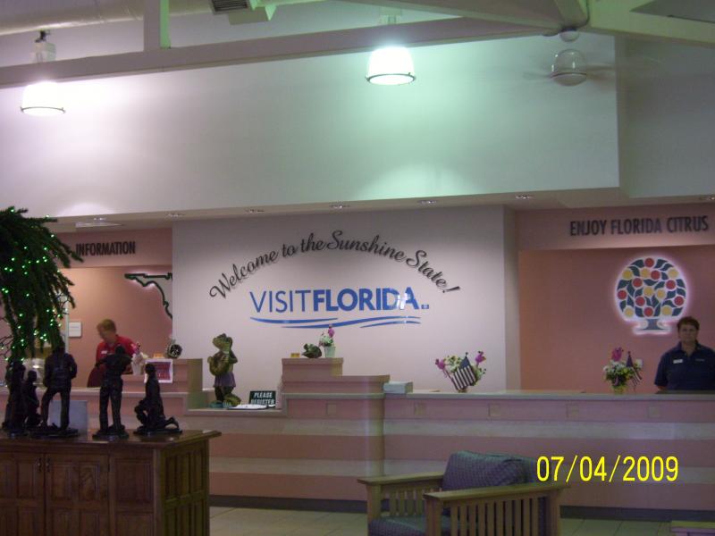 Florida welcome includes OJ or grapefruit.