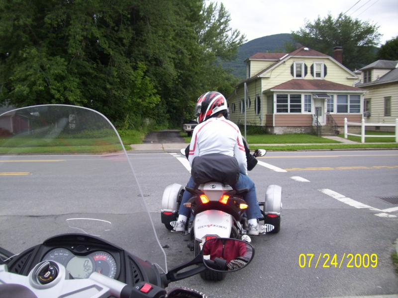 Following John and Barbara on a motel hunt.