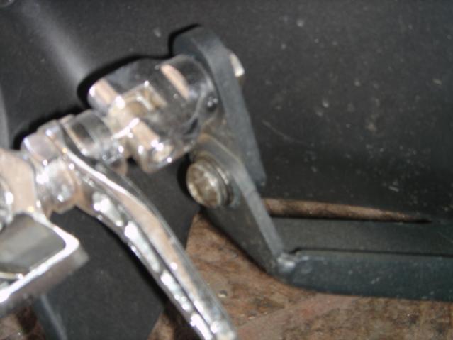 Footpeg Extension Connection