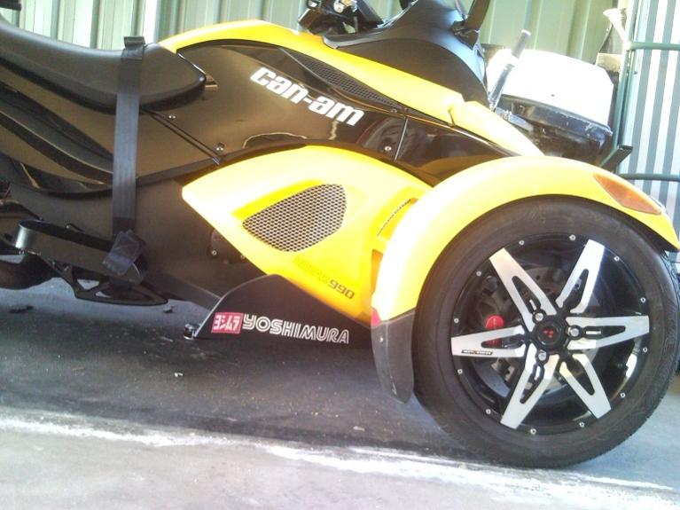 footplates, leg strap, mesh on side cover