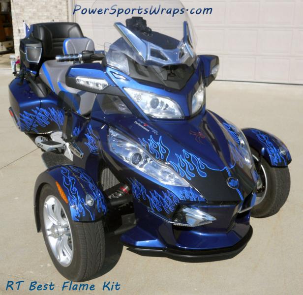 For a complete flame look you can add more pieces to your Best Flame kit: Side fog light panel, saddle bags, and more

to order: 814-838-6377