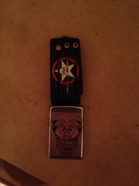 For scale, yes regular full size zippo, the keyport is just a lil thicker the width of a coin fyi