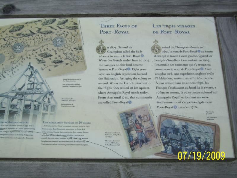 Fort Anne Port-Royal in Annapolis Royal, Nova Scotia.