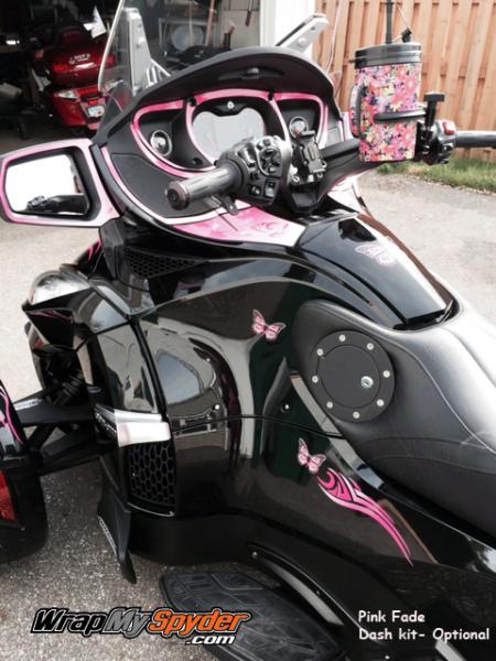 Freedom Butterfly kit Pink Fade with extra text side panels