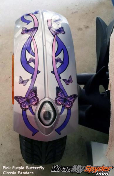 Freedom Butterfly kit Pink Purple classic fenders