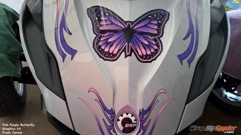 Freedom Butterfly kit Pink Purple Frunk