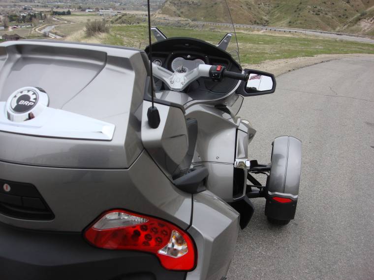 Freze out hill 4 check out the rear view mirror