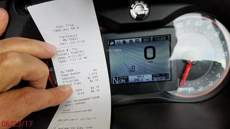 Friday Starting Mileage