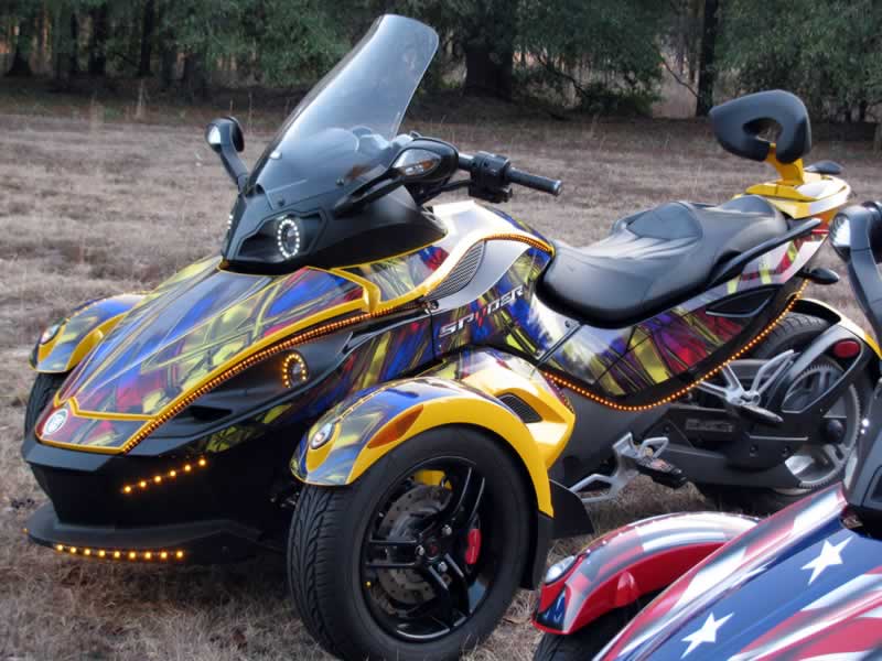 Front 3/4 view of my Spyder