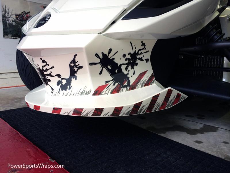 Front end spyder decal
