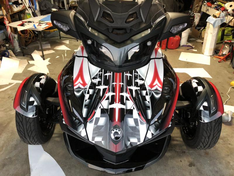 Front of new Spyder Wrap