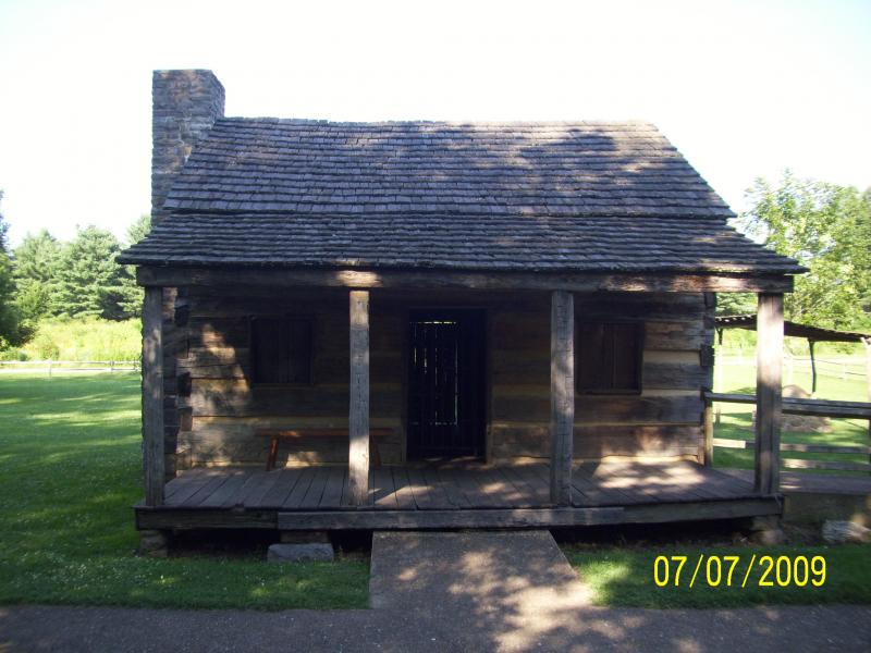 Front of the cabin.