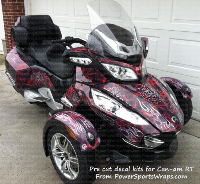 Front qtr shot tag- Notice we even created a piece for the side of the bike on the inside of the wheel under the light.