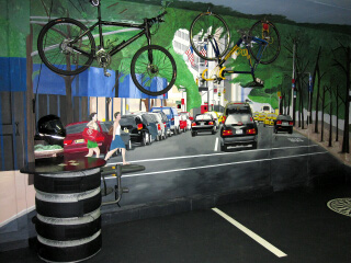 front wall w bikes